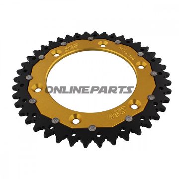 Rear Sprocket Dual 42 Tooth Pitch 520 Goldzf Inner Diameter 125 Bolt Spacing 150
