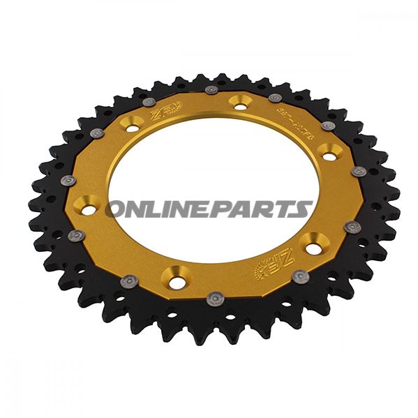 Rear Sprocket Dual 42 Tooth Pitch 520 Goldzf Inner Diameter 125 Bolt Spacing 150