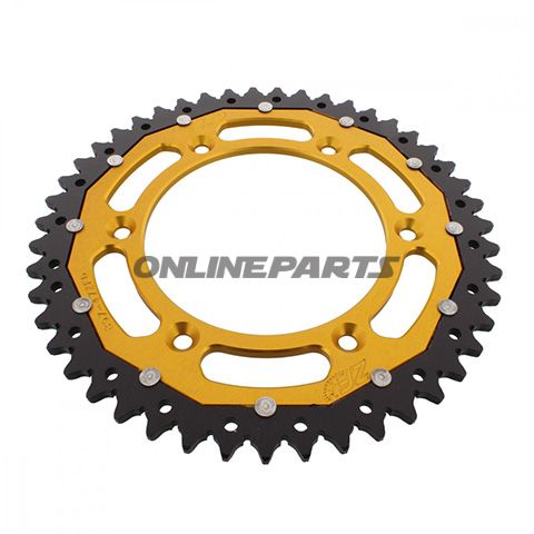 Rear Sprocket Dual 47 Tooth Pitch 520 Goldzf Inner Diameter 125 Bolt Spacing 150