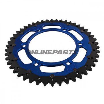 Rear Sprocket Dual 48 Tooth Pitch 520 Bluezf Inner Diameter 125 Bolt Spacing 150