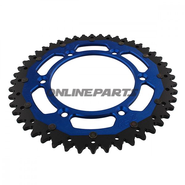 Rear Sprocket Dual 48 Tooth Pitch 520 Bluezf Inner Diameter 125 Bolt Spacing 150