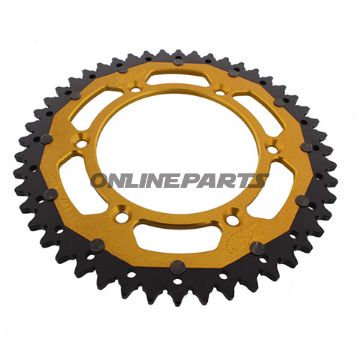 Rear Sprocket Dual 48 Tooth Pitch 520 Goldzf Inner Diameter 125 Bolt Spacing 150