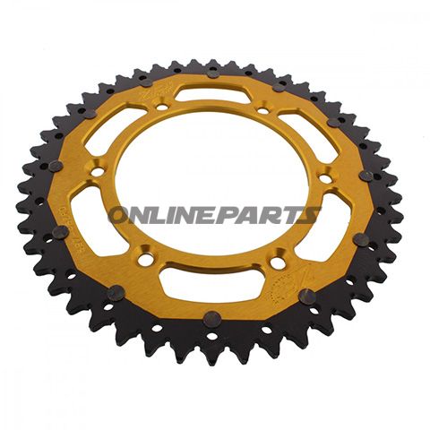 Rear Sprocket Dual 48 Tooth Pitch 520 Goldzf Inner Diameter 125 Bolt Spacing 150