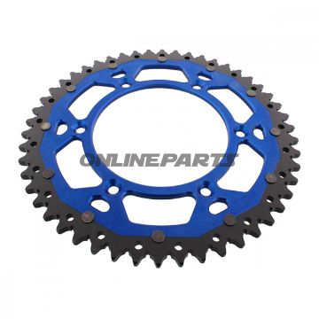 Rear Sprocket Dual 50 Tooth Pitch 520 Bluezf Inner Diameter 125 Bolt Spacing 150