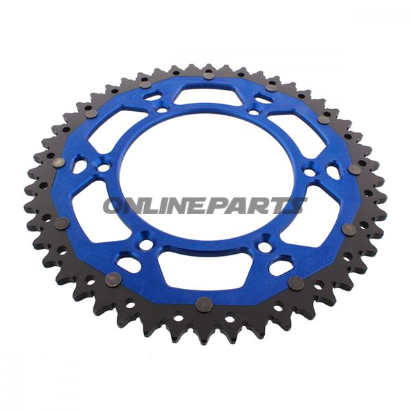 Rear Sprocket Dual 50 Tooth Pitch 520 Bluezf Inner Diameter 125 Bolt Spacing 150