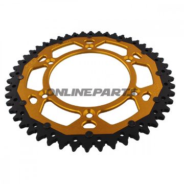 Rear Sprocket Dual 50 Tooth Pitch 520 Goldzf Inner Diameter 125 Bolt Spacing 150
