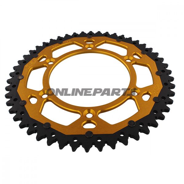 Rear Sprocket Dual 50 Tooth Pitch 520 Goldzf Inner Diameter 125 Bolt Spacing 150