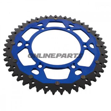 Rear Sprocket Dual 51 Tooth Pitch 520 Bluezf Inner Diameter 125 Bolt Spacing 150