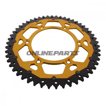 Rear Sprocket Dual 52 Tooth Pitch 520 Goldzf Inner Diameter 125 Bolt Spacing 150