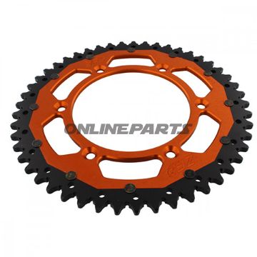 Rear Sprocket Dual 49 Tooth Pitch 520 Orangezf Inner Diameter 125 Bolt Spacing 150