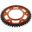 Rear Sprocket Dual 50 Tooth Pitch 520 Orangezf Inner Diameter 125 Bolt Spacing 150