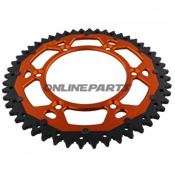 Rear Sprocket Dual 50 Tooth Pitch 520 Orangezf Inner Diameter 125 Bolt Spacing 150