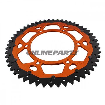 Rear Sprocket Dual 52 Tooth Pitch 520 Orangezf Inner Diameter 125 Bolt Spacing 150
