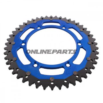 Rear Sprocket Dual 48 Tooth Pitch 520 Bluezf Inner Diameter 130 Bolt Spacing 150