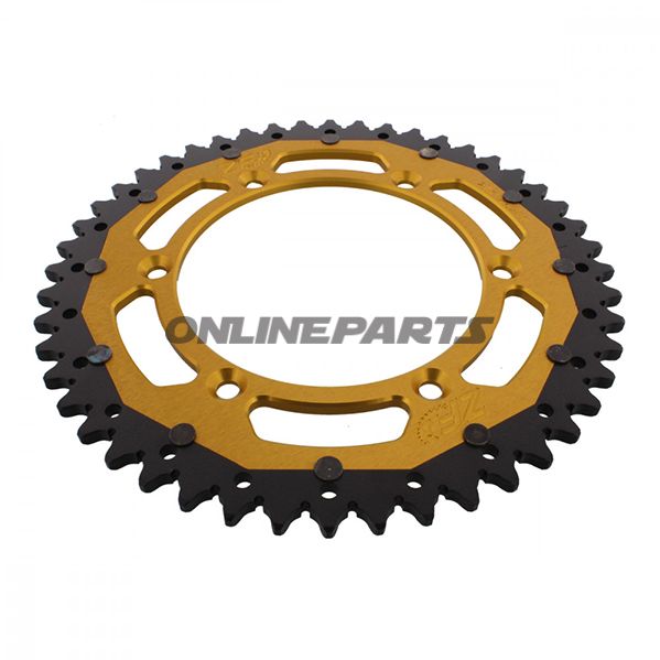 Rear Sprocket Dual 48 Tooth Pitch 520 Goldzf Inner Diameter 130 Bolt Spacing 150