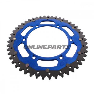 Rear Sprocket Dual 49 Tooth Pitch 520 Bluezf Inner Diameter 130 Bolt Spacing 150
