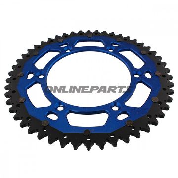 Rear Sprocket Dual 50 Tooth Pitch 520 Bluezf Inner Diameter 130 Bolt Spacing 150