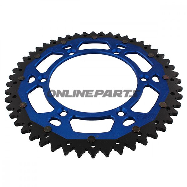 Rear Sprocket Dual 50 Tooth Pitch 520 Bluezf Inner Diameter 130 Bolt Spacing 150