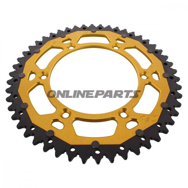 Rear Sprocket Dual 50 Tooth Pitch 520 Goldzf Inner Diameter 130 Bolt Spacing 150