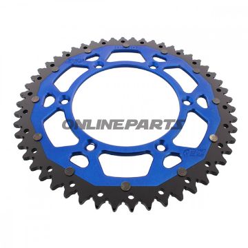Rear Sprocket Dual 52 Tooth Pitch 520 Bluezf Inner Diameter 130 Bolt Spacing 150