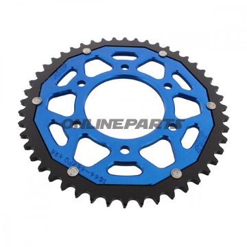 Rear Sprocket Dual 48 Tooth Pitch 428 Bluezf Inner Diameter 076 Bolt Spacing 100