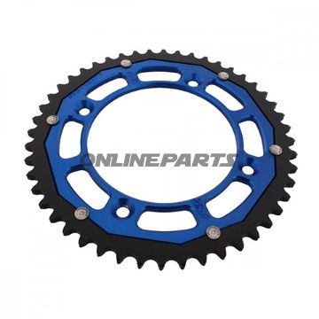 Rear Sprocket Dual 48 Tooth Pitch 428 Bluezf Inner Diameter 110 Bolt Spacing 132