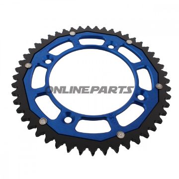Rear Sprocket Dual 49 Tooth Pitch 428 Bluezf Inner Diameter 110 Bolt Spacing 132