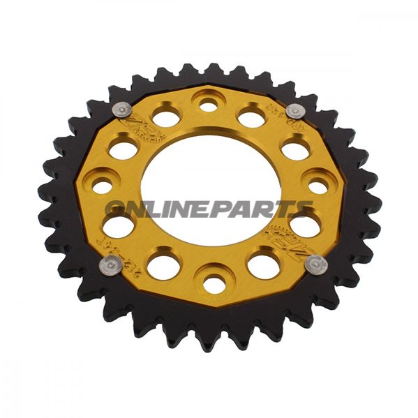 Rear Sprocket Dual 34 Tooth Pitch 420 Goldzf Inner Diameter 058 Bolt Spacing 090