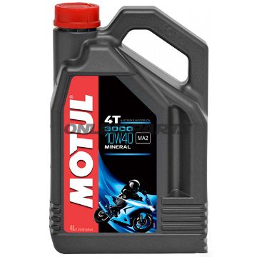 Engine Oil 10W40 4-Stroke 4L Motulmineral 3000