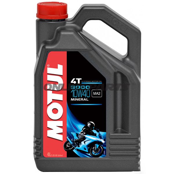 Engine Oil 10W40 4-Stroke 4L Motulmineral 3000