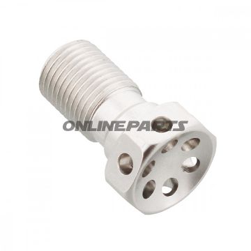 Banjo Bolt Single M10x1.00Alu Rac Silver