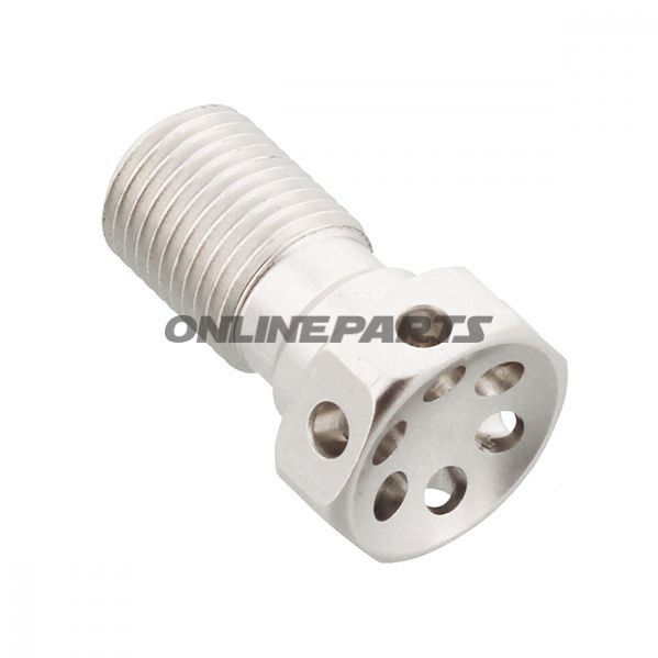 Banjo Bolt Single M10x1.00Alu Rac Silver