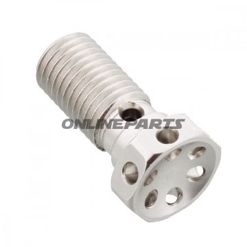 Banjo Bolt Single M10x1.25Alu Rac Silver