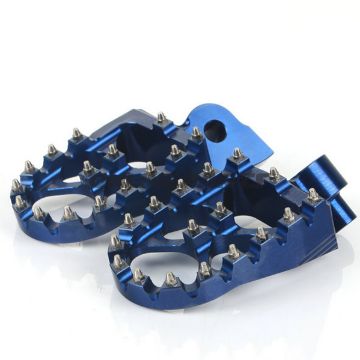 Foot Rests Kit Blue Accossatomotocross