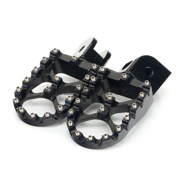Foot Rests Kit Black Accossatomotocross