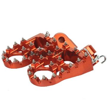 Foot Rests Kit Orange Accossatomotocross