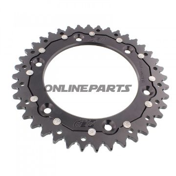Rear Sprocket Dual 40 Tooth Pitch 520 Blackzf Inner Diameter 125 Bolt Spacing 150
