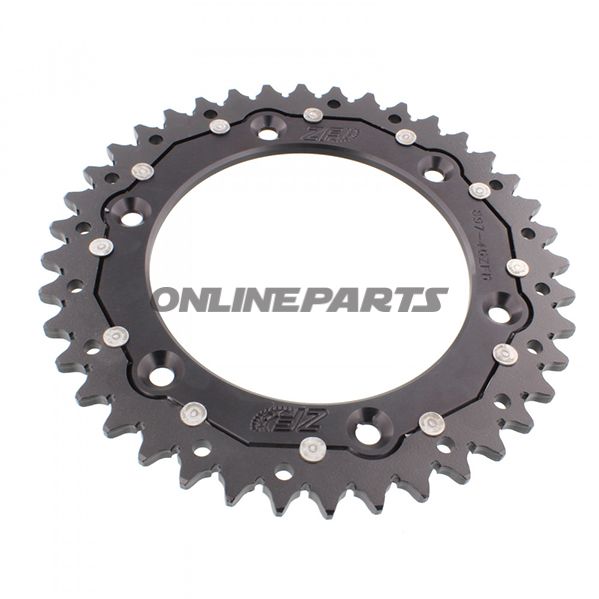 Rear Sprocket Dual 40 Tooth Pitch 520 Blackzf Inner Diameter 125 Bolt Spacing 150