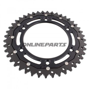 Rear Sprocket Dual 44 Tooth Pitch 520 Blackzf Inner Diameter 125 Bolt Spacing 150
