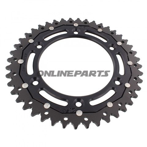 Rear Sprocket Dual 44 Tooth Pitch 520 Blackzf Inner Diameter 125 Bolt Spacing 150