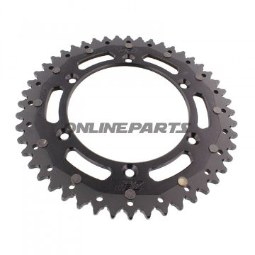 Rear Sprocket Dual 48 Tooth Pitch 520 Blackzf Inner Diameter 136 Bolt Spacing 156