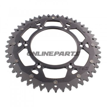 Rear Sprocket Dual 50 Tooth Pitch 520 Blackzf Inner Diameter 125 Bolt Spacing 152