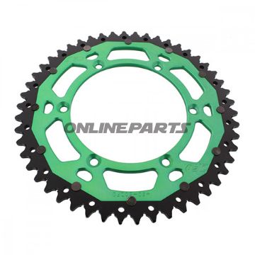 Rear Sprocket Dual 50 Tooth Pitch 520 Greenzf Inner Diameter 134 Bolt Spacing 150
