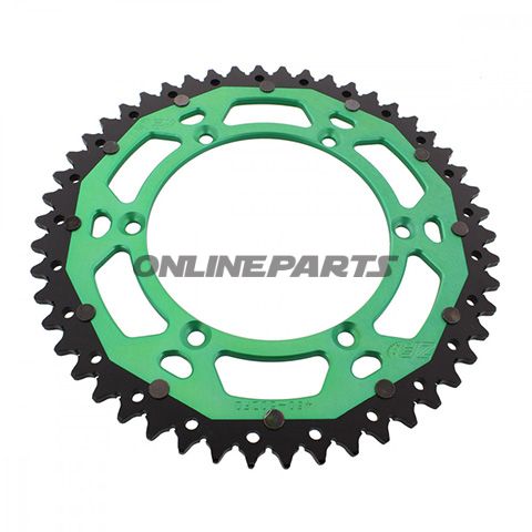 Rear Sprocket Dual 50 Tooth Pitch 520 Greenzf Inner Diameter 134 Bolt Spacing 150