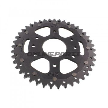 Rear Sprocket Dual 43 Tooth Pitch 520 Blackzf Inner Diameter 063 Bolt Spacing 110