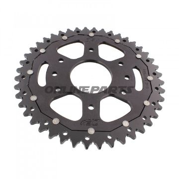 Rear Sprocket Dual 44 Tooth Pitch 520 Blackzf Inner Diameter 063 Bolt Spacing 110