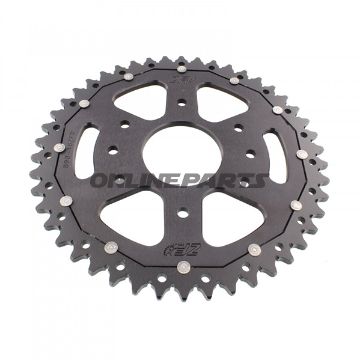 Rear Sprocket Dual 46 Tooth Pitch 520 Blackzf Inner Diameter 063 Bolt Spacing 110