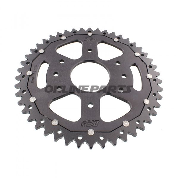 Rear Sprocket Dual 46 Tooth Pitch 520 Blackzf Inner Diameter 063 Bolt Spacing 110