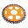 Rear Sprocket Dual 44 Tooth Pitch 520 Orangezf Inner Diameter 063 Bolt Spacing 110