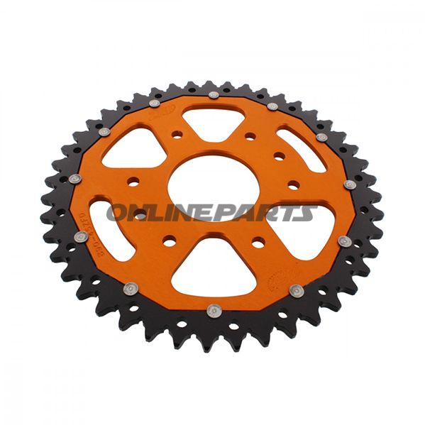 Rear Sprocket Dual 45 Tooth Pitch 520 Orangezf Inner Diameter 063 Bolt Spacing 110